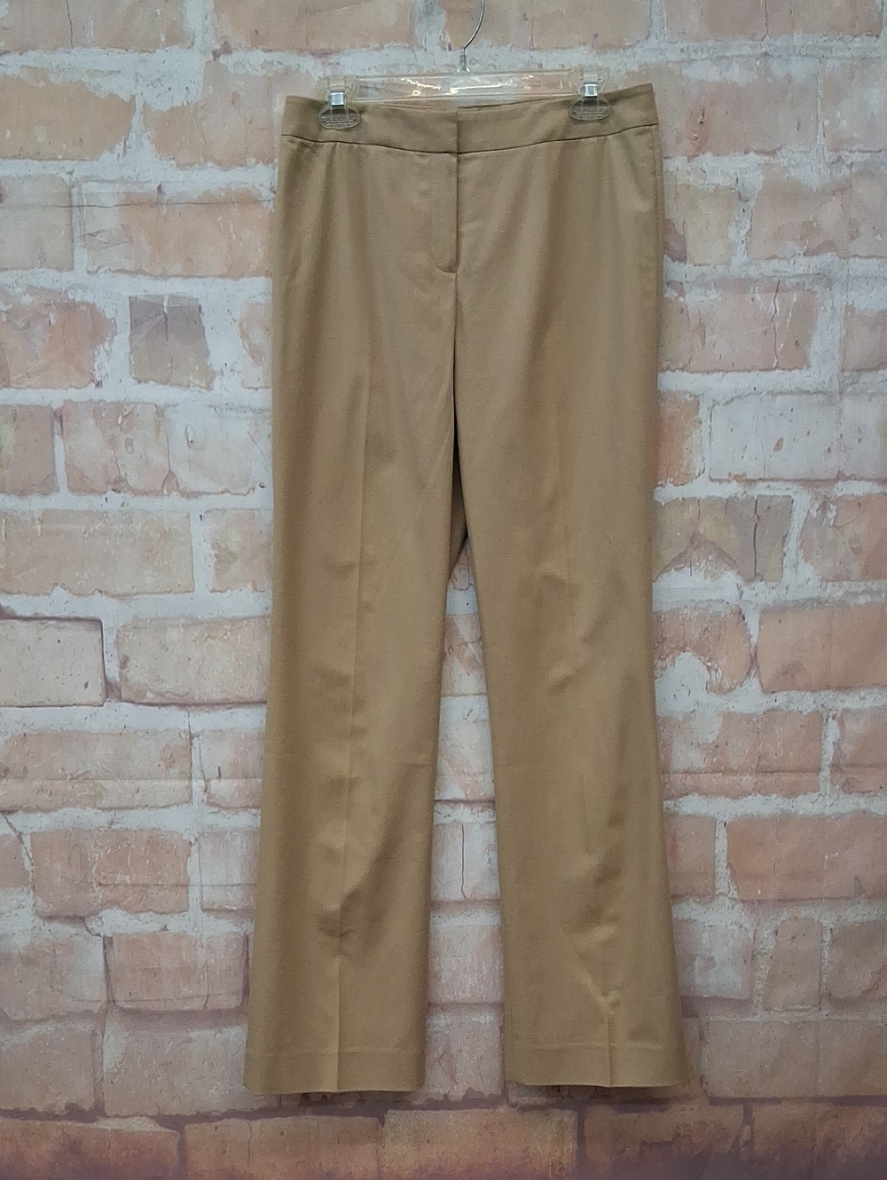 Lafayette 148 New York Camel Boot-Cut Dress Pants